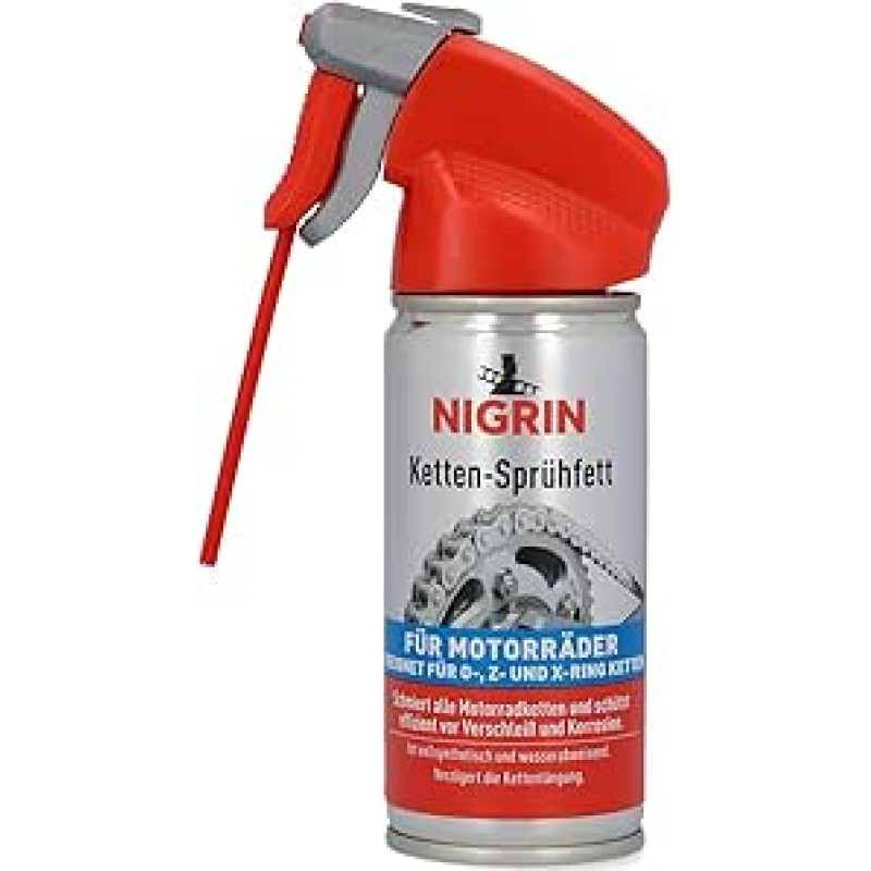 Nigrin Chain Spray Grease White 100 ml