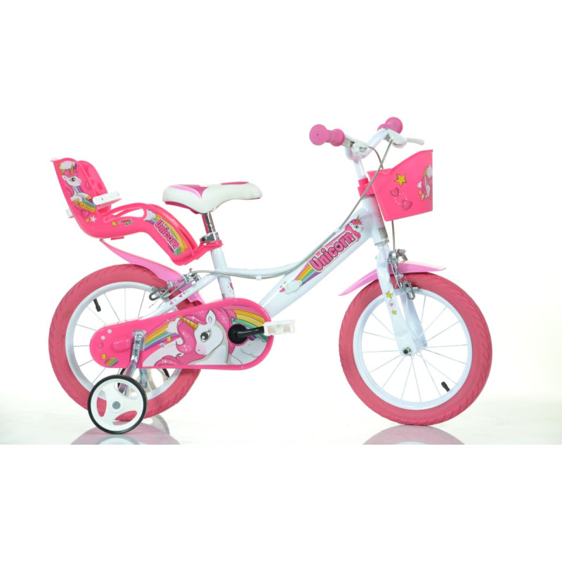Dino Bikes Licence Vaiki&scaron;kas dviratis 14" "UNICORN"
