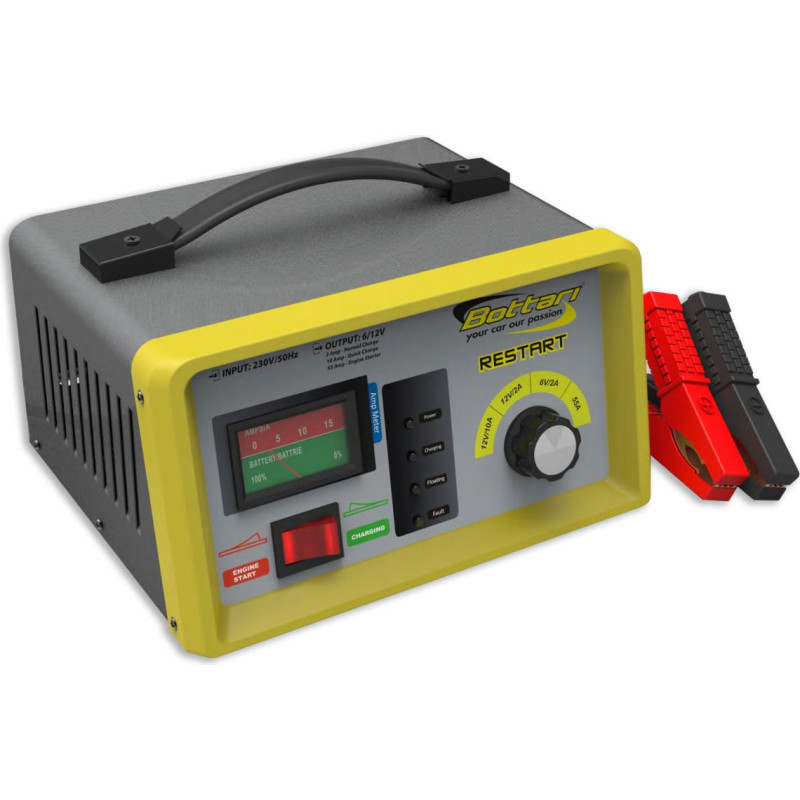 Bottari 6/12V AKUMULIATORIAUS ĮKROVIKLIS SU UŽVEDIMO FUNKCIJA