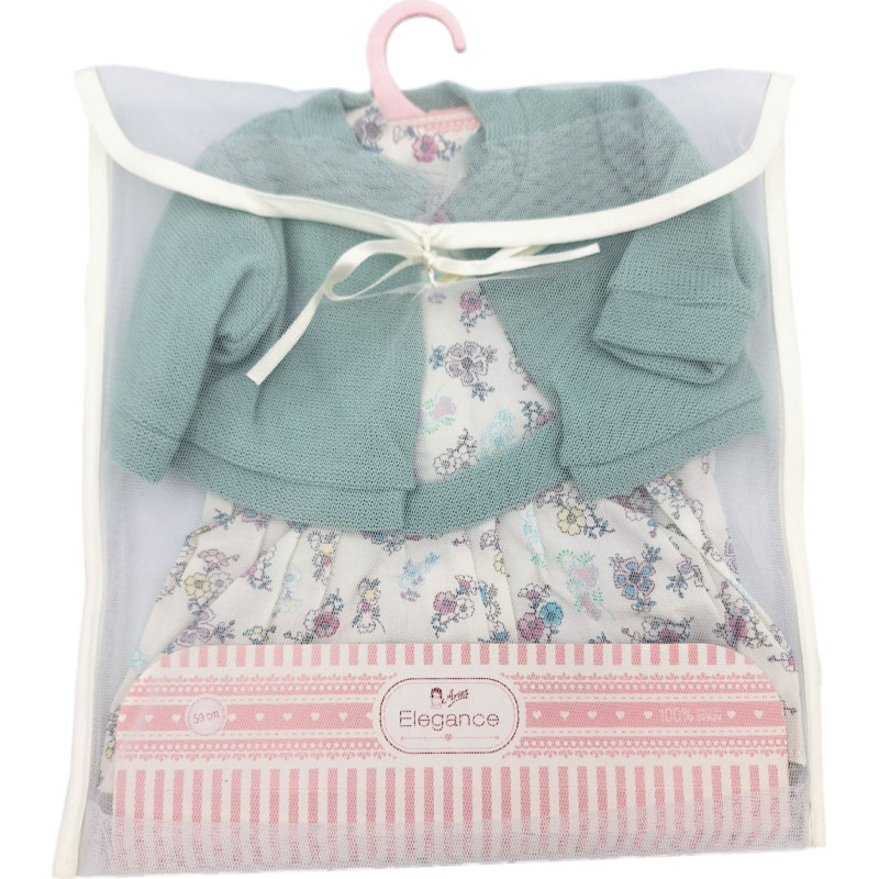 Arias lėlės kūdikio rūbeliai, 50 cm