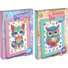 Blizgių mozaikos rinkinys su rėmeliu, 26 x 19 cm