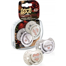 Lovi 22/866 Smoczek silikonowy dynamiczny 0-6m 2 szt Love