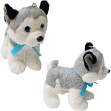 HUSKY STOJACY ŚREDNI Z GŁOSEM