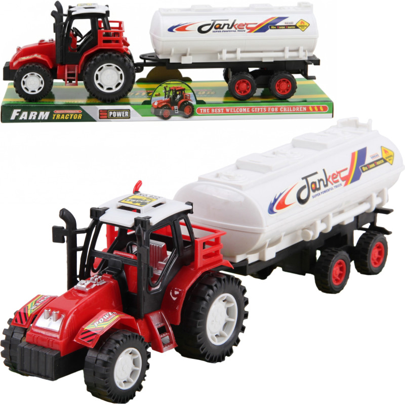 TRAKTOR Z CYSTERNĄ
