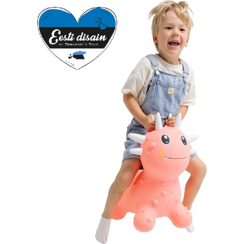 Gerardo's Toys Jumpy hüppeloom Draakon, roosa