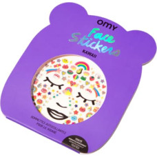 OMY Skin-friendly and reusable face stickers Kawaii, 85 pcs