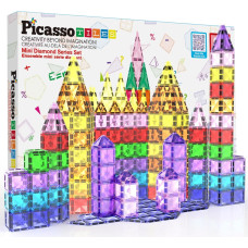 Picasso Tiles Magnētiskais konstruktors 80 gab., PTM80