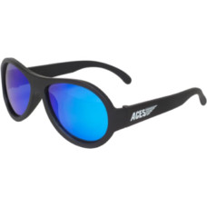 Babiators Polarised &ldquo;Black Ops Black&rdquo; sunglasses with blue mirrored lenses, 0&ndash;2 years