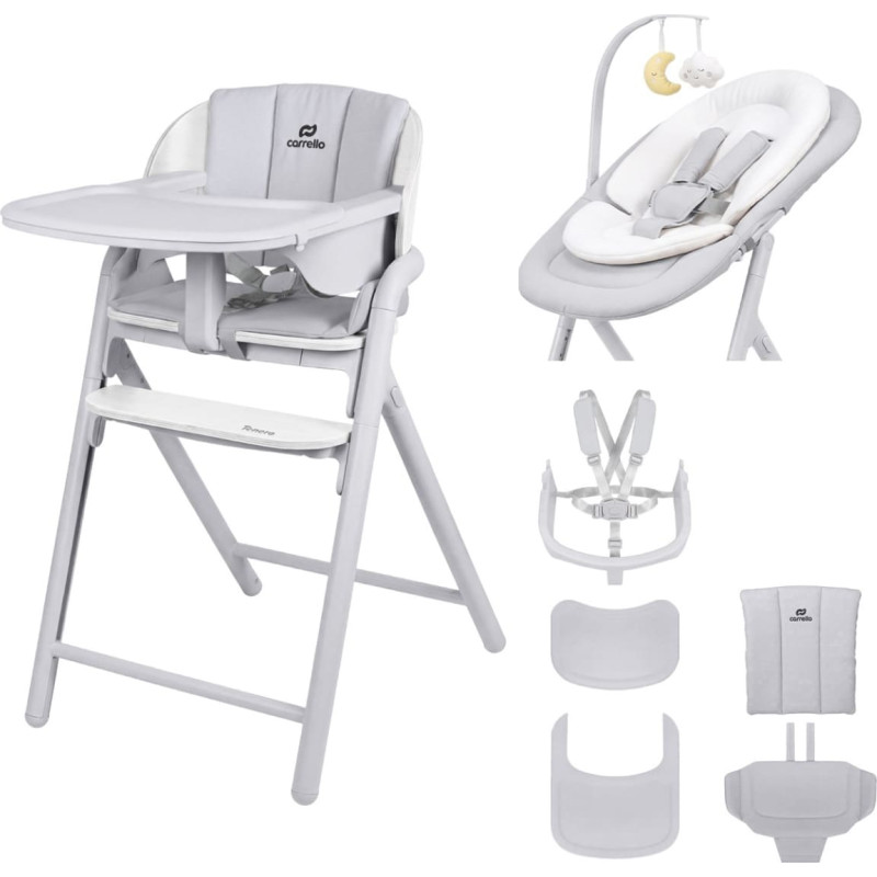 Carrello Baby Highchair Carrello Tenero CRL-9507 Atlantis Grey