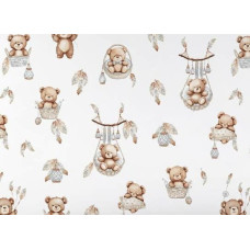 Ankras Bumpper - 360 cm - BEAR in BASKET - GREY