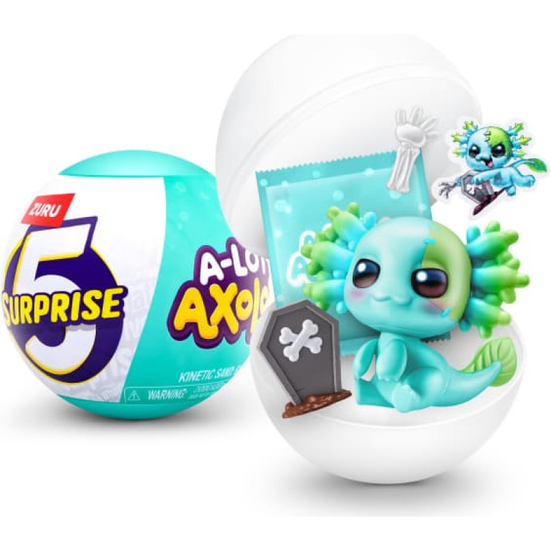 5Surprise SURPRISE mini figūriņa kapsulā Aksolotlis, 1 sērija, asort., 77623GQ1