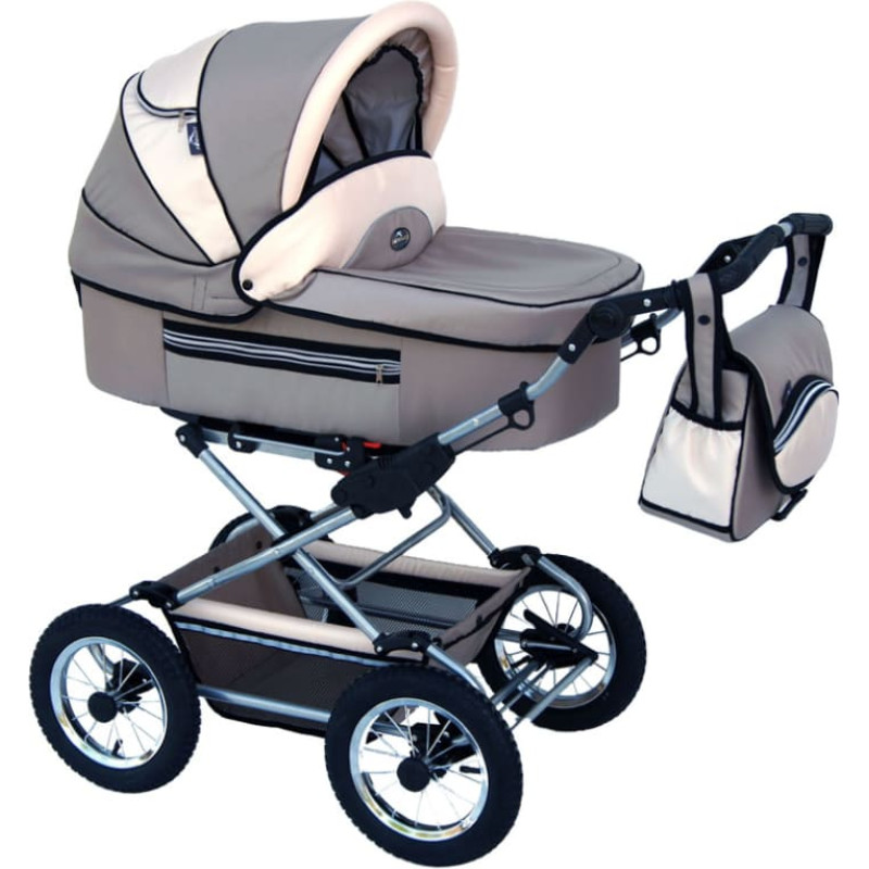 Baby Fashion FANARI Universal stroller 3in1, 102. cappuccino+beige