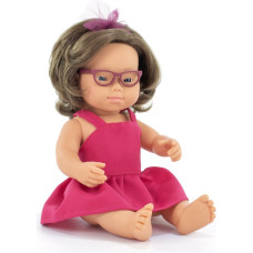 Miniland MFM BABY DOLL CAUCASIAN GIRL WITH DOWN