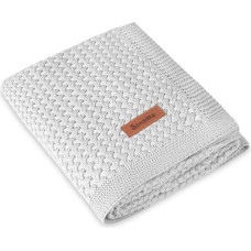 Sensillo BLANKET GRIDO 80X100 LIGHT GREY