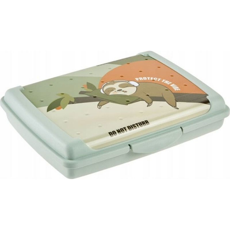 Keeeper Pārtikas uzglabā&scaron;anas trauks deco-click-box mini 0,5L Carla &ldquo;Lazy Lui&rdquo; 17x13x3,5cm zaļ&scaron;