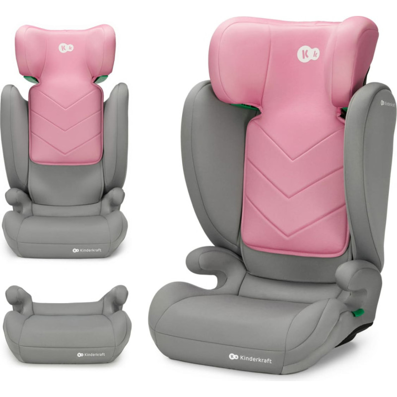 Kinderkraft automobilinė kėdutė I-SPARK 2 PLUS I-SIZE, 100-150 cm., Pink, KCISPA02PNKPL00