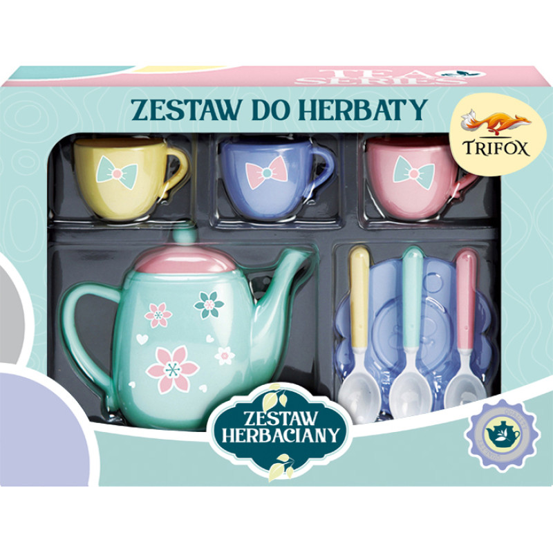 ZESTAW NACZYŃ DO HERBATY 8 ELEMENTÓW