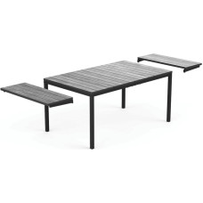 Keter Dārza galds pagarināms Deco Porto Nova Extendable 160-240 pelēks/melns