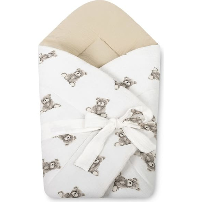 Sensillo BABY WRAP MUSLIN 75x75 TEDDY BEIGE
