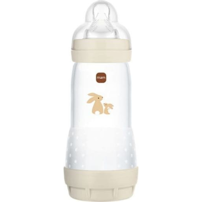 Mam Baby 5984 ANTICOLIC BOTTLE PERFECT START 320ML GROUNDING IN NATURE BEIGE