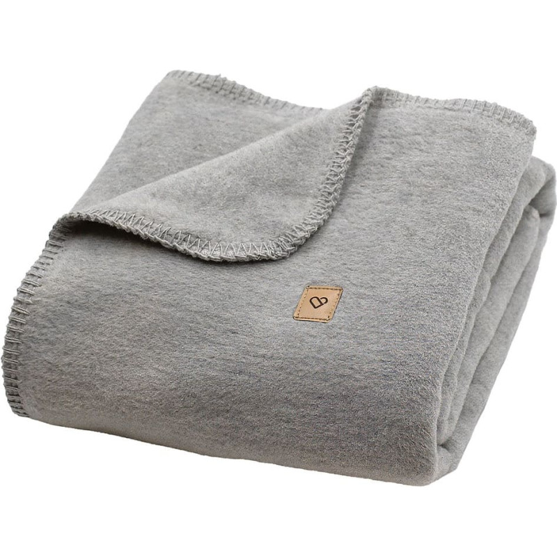 Cotton blanket Oslo 100x150cm grey