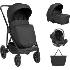Stroller 3in1 with carrycot Chiara Black 2027