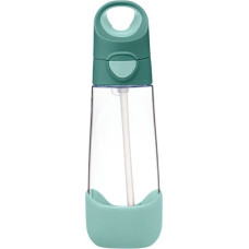 B.box BB500507 Butelka na wodę tritanową ze słomką 600ml Emerald Forest