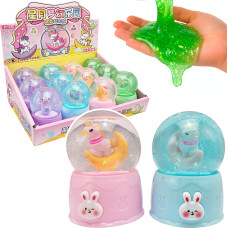 MASA MAGICZNA SLIME KULA Z JEDNOROŻCEM