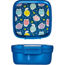 Curver Pārtikas uzglabā&scaron;anas trauks kvadrātveida 0,9L Snap Box zils/kawaii