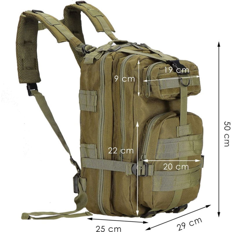 Springos Kuprinė, 38 l, žalia &mdash; CS0066