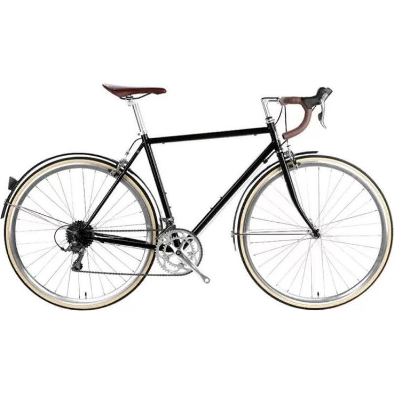 6KU TROY, Del Rey Black, 28" 49 cm, must