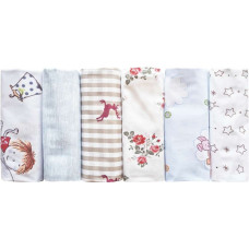 La Bebe ™ Cotton Nappy Art.153476 Dabīgas kokvilnas autiņš 75х75 см