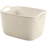 Curver Grozs Knit L taisnstūris 19L 40x30x23cm balts