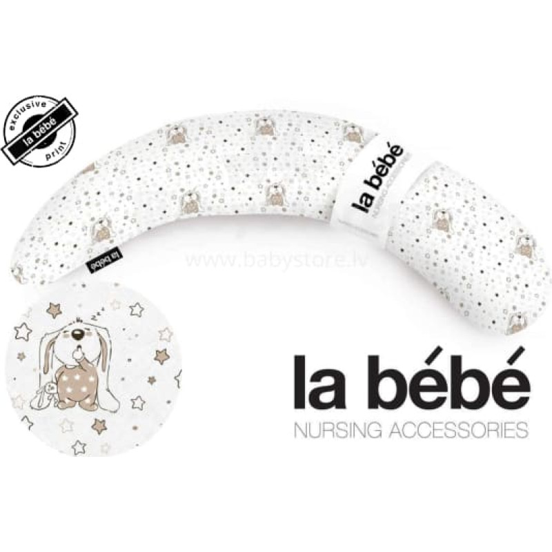 La Bebe ™ Moon Maternity Pillow COVER Art.7789 Bunnies Papildus PĀRVALKS pakaviņam 195 cm