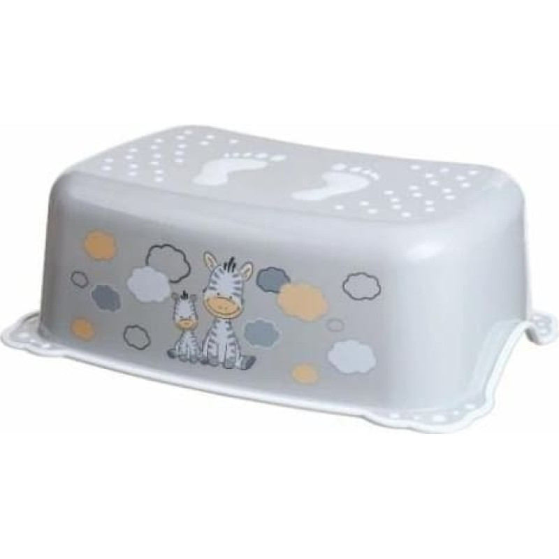 Maltex Podnóżek 2K Zebra biały/szary