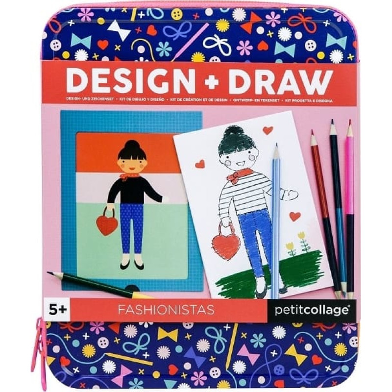 Petit Collage PTC263 Zestaw Projektuj i Rysuj