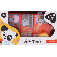 Trefl 61786 Zabawka drewniana Magnetic vehicle - Fire truck Tiny