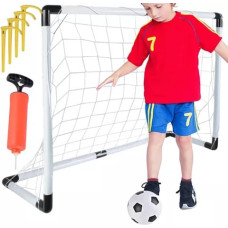 Minikid Futbola vārti 120x80 cm ar bumbu un pumpi 23459