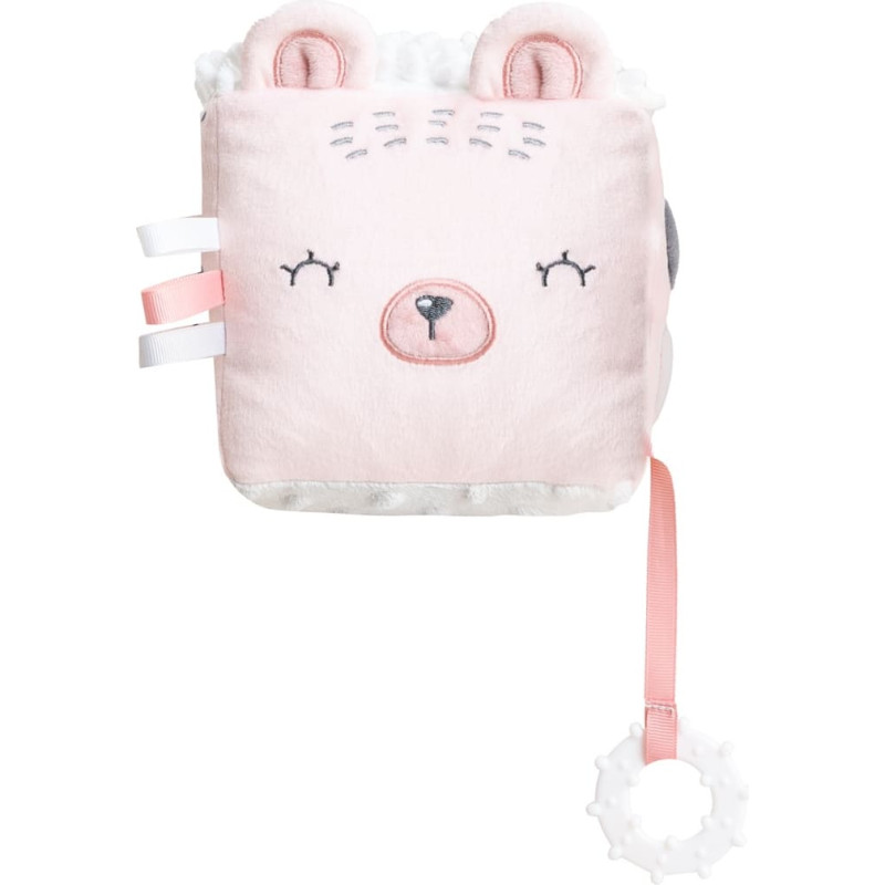 Plush cube Bear with me Pink