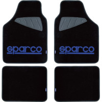 Sparco Car Mats, black/blue