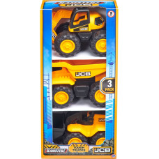 Teamsterz JCB Sunkvežimių rinkinys, 18 CM, 3 vnt