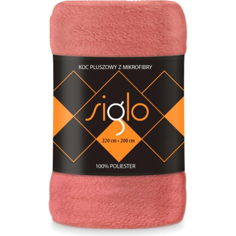 BLANKET SIGLO 220X200 DUSTY PINK 240g/m2 POLYESTER