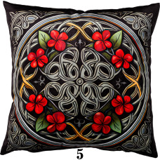 VELVET CUSHION COVER PRINT 40CM X 40CM PDW-005