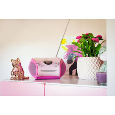 Lenco CD magnetola, rozā - SCD-24 Pink