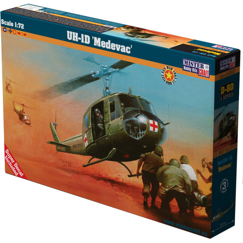 MODEL HELIKOPTER UH-1D MADEVAC 1:72