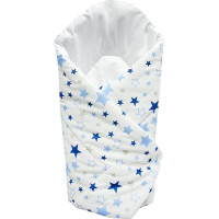 Ankras wrap blanket 80/80 blue stars white