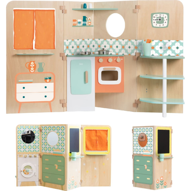 Classic World Wielofunkcyjny Domek z Kuchnią Rozkładany XXL