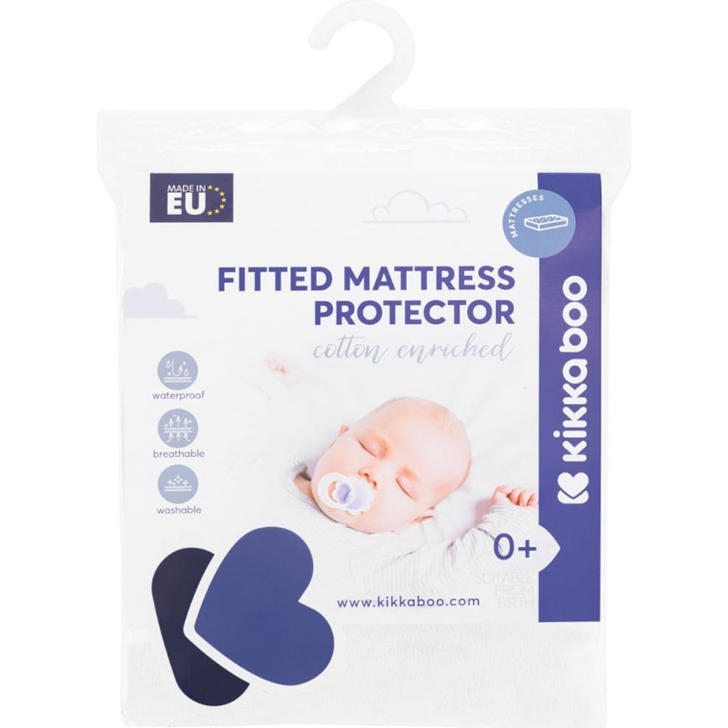 Mattress protector fitted - cotton 70/140 cm