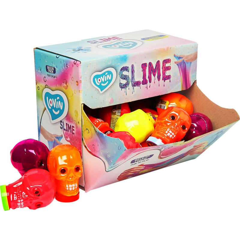 Lovin’do Antistresini Slime masė Skull 100 ml