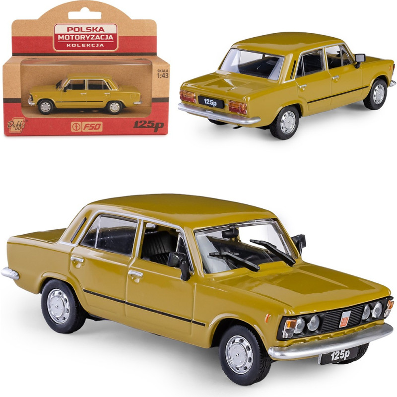 DAFFI FIAT automobilio modelis 125P MR 1:43 4 spalvos